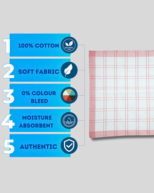 Cross Classic 100% Pure Cotton Handkerchief - Mikado