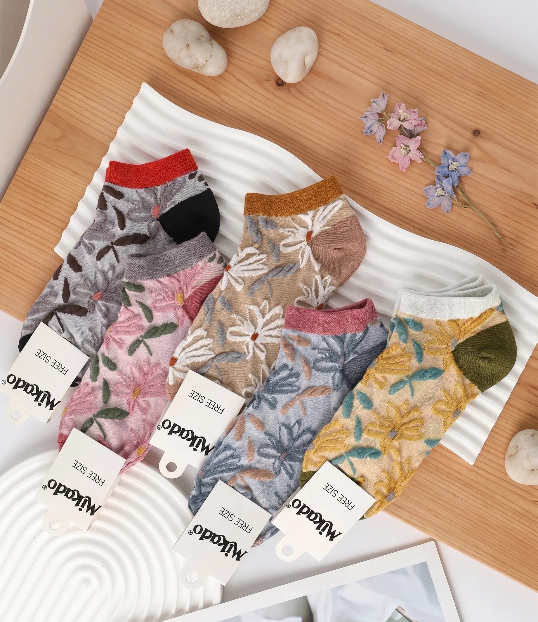 Bliss Knitted Ankle Socks Mikado
