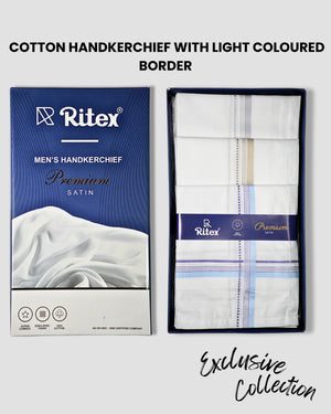 100% COTTON HANDKERCHIEF (10 pc BOX) 48X48 cm Mikado