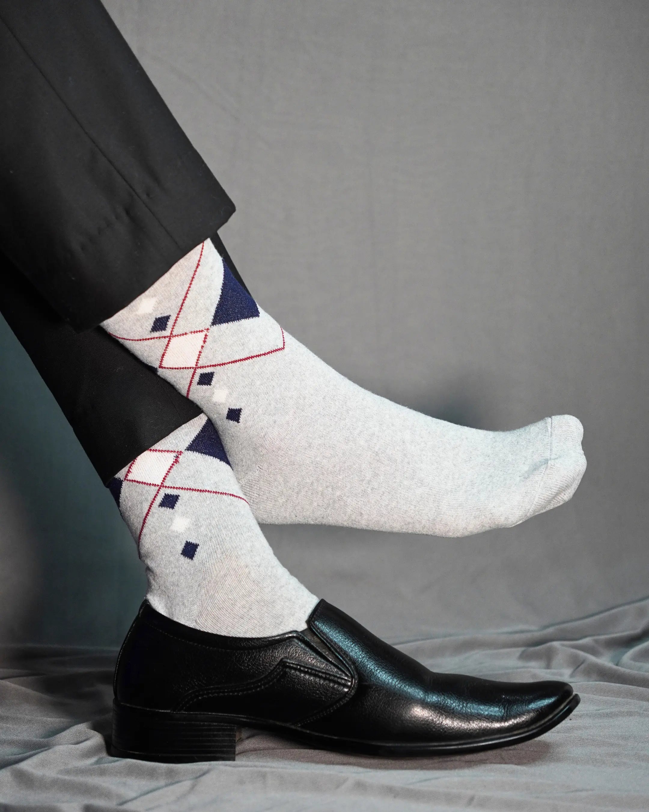 Hex Formal Cotton Socks For Men Mikado