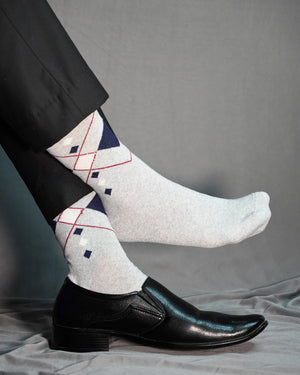 Hex Formal Cotton Socks For Men Mikado