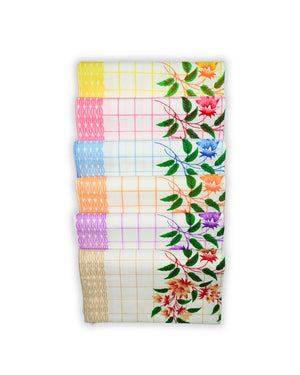 Blossom 2 100% Cotton Hanky For Women Mikado