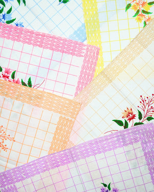 Blossom 2 100% Cotton Hanky For Women Mikado