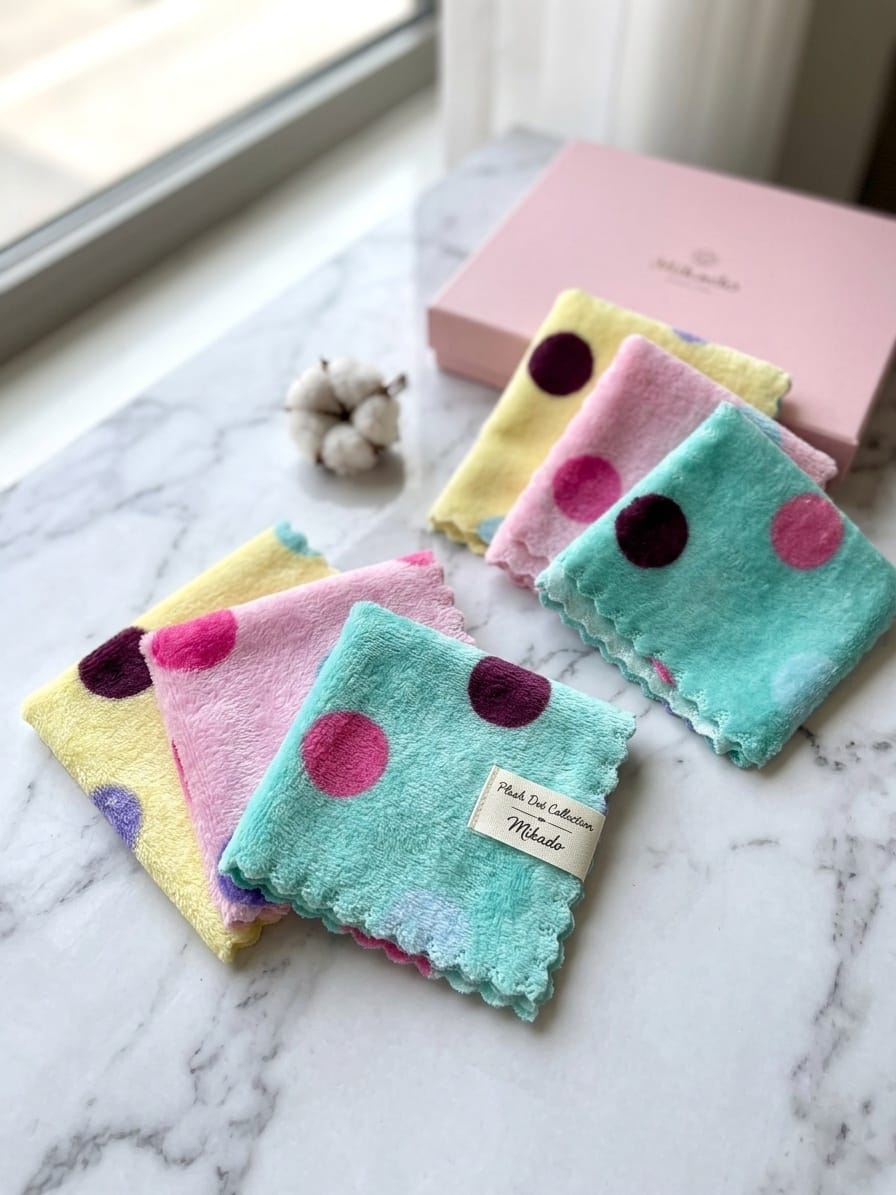 Polka multicolor Premium Soft Cotton Hanky