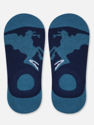 Dinosaur No-Show Socks Mikado
