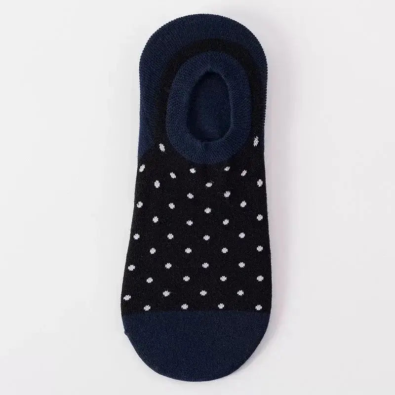 Dotted No-Show Socks Mikado
