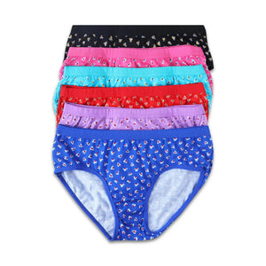 Butterfly Mid Waist Printed Hipster Panties - Cotton (Pack of 3) Vancia
