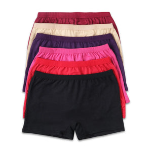 Grace 100% Cotton Mid Waisted Boyshorts- Exclusive (Pack of 3) Vancia