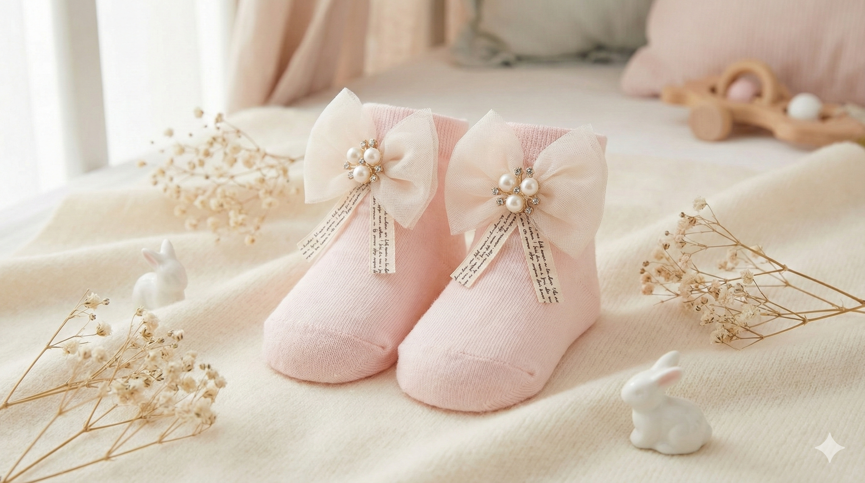 Princess Bow cotton socks