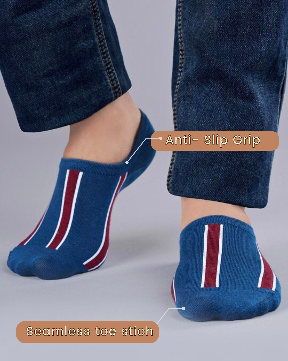 Captain America No-Show Socks