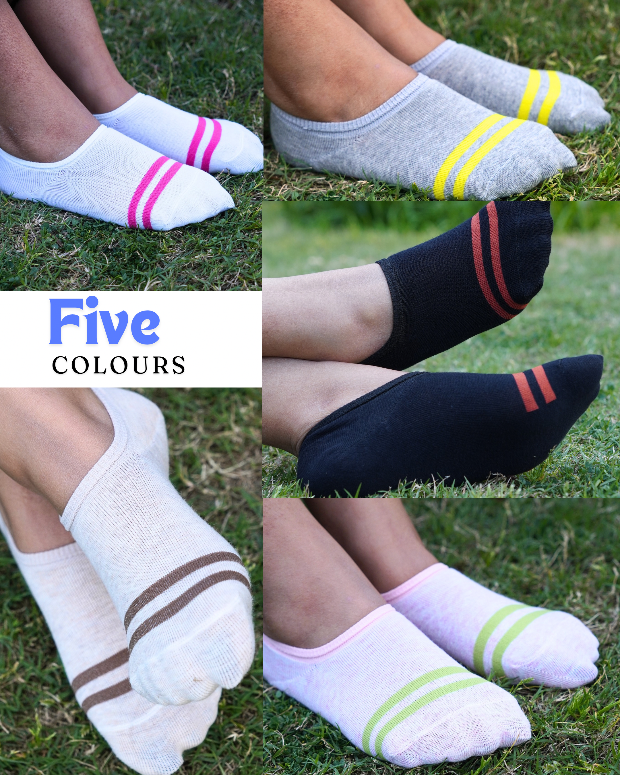 Women’s Fashion Loafer Socks - Pack of 5