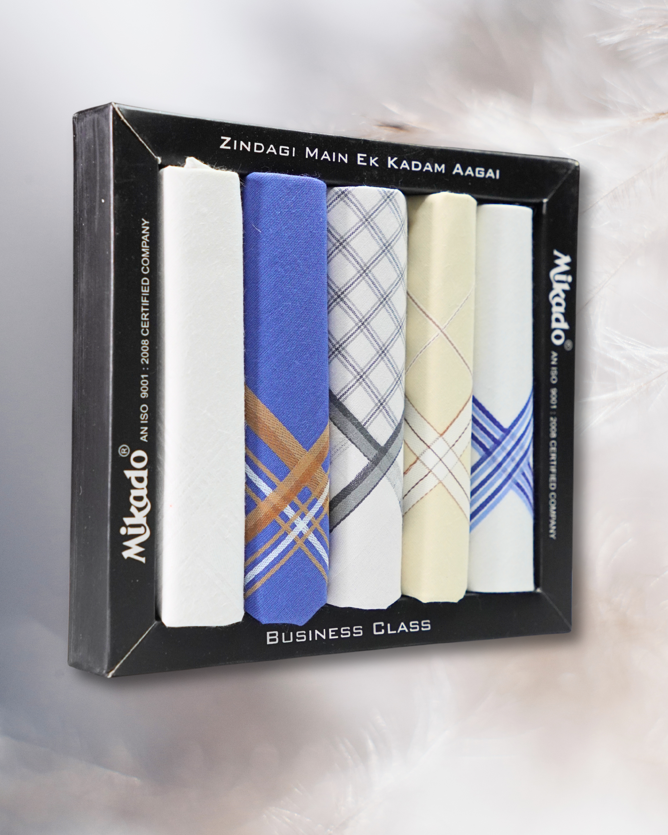 100% Cotton Men’s Handkerchief  Mix Colours Combo Packs