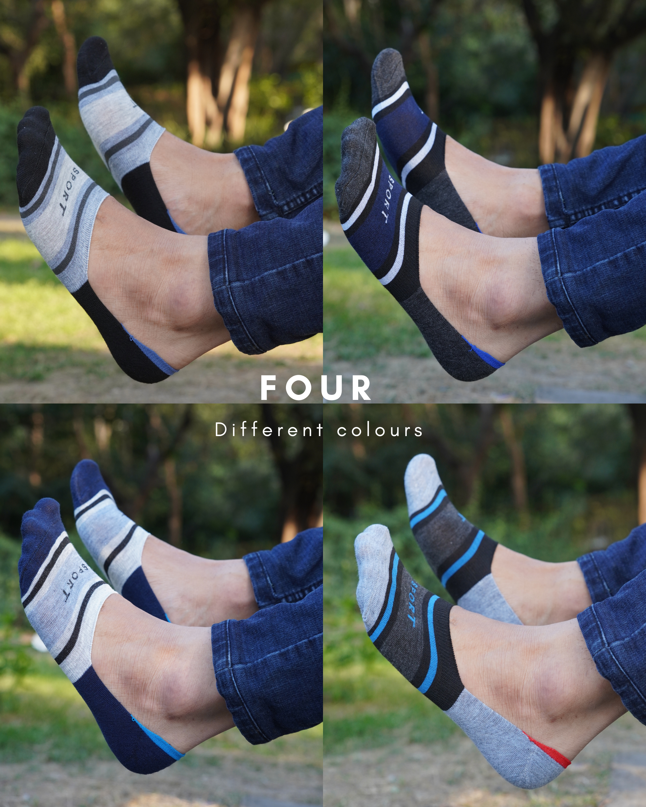 Sport No-Show Socks for men (6 PAIRS)