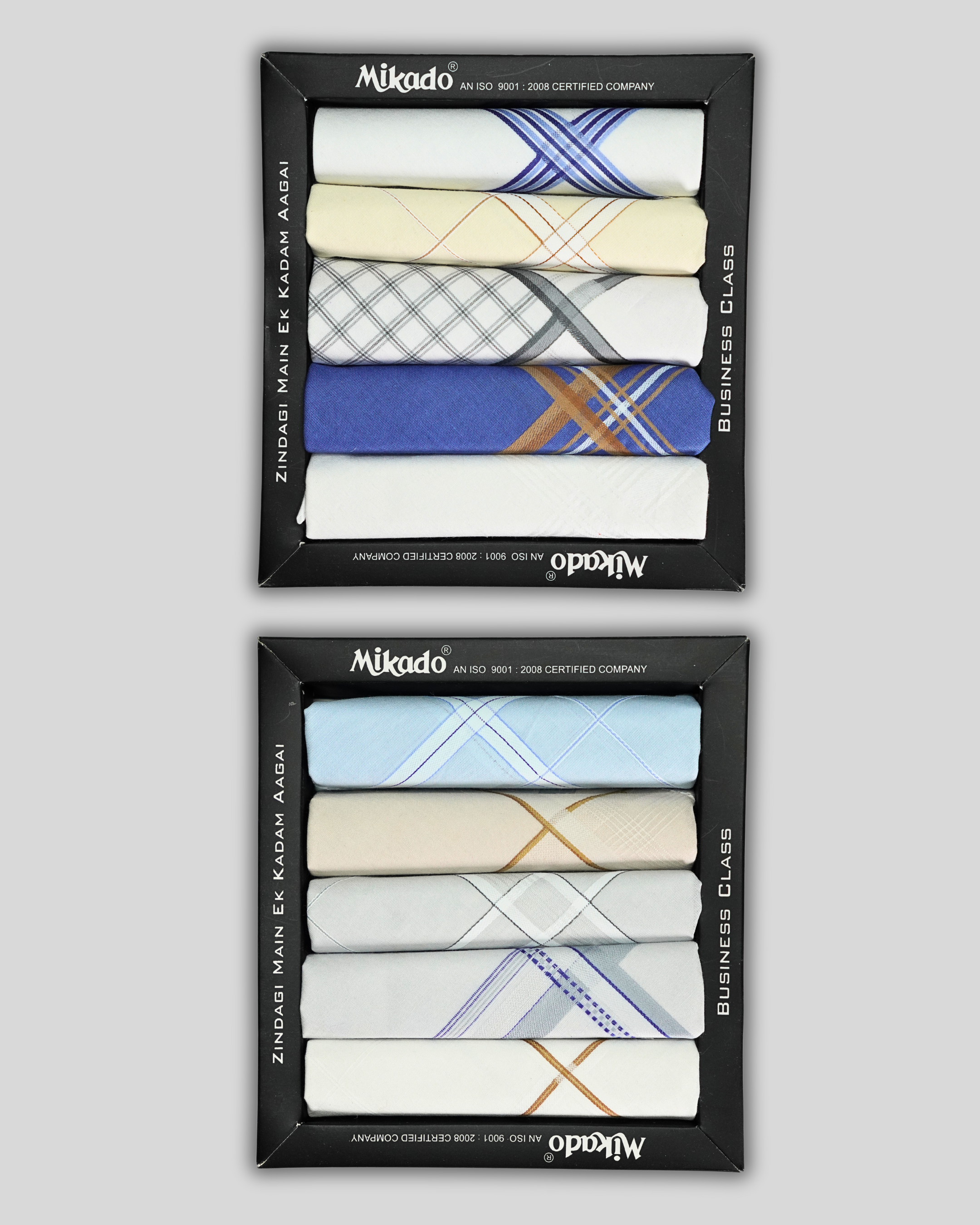 100% Cotton Men’s Handkerchief  Mix Colours Combo Packs