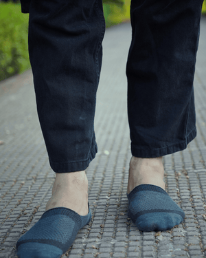 Breathable Cotton No Show Socks - Mikado