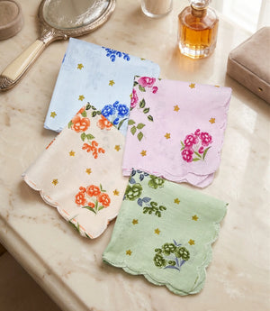 Lacey Cut 100% Cotton Hanky Mikado