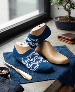 Wave No-Show Socks Mikado