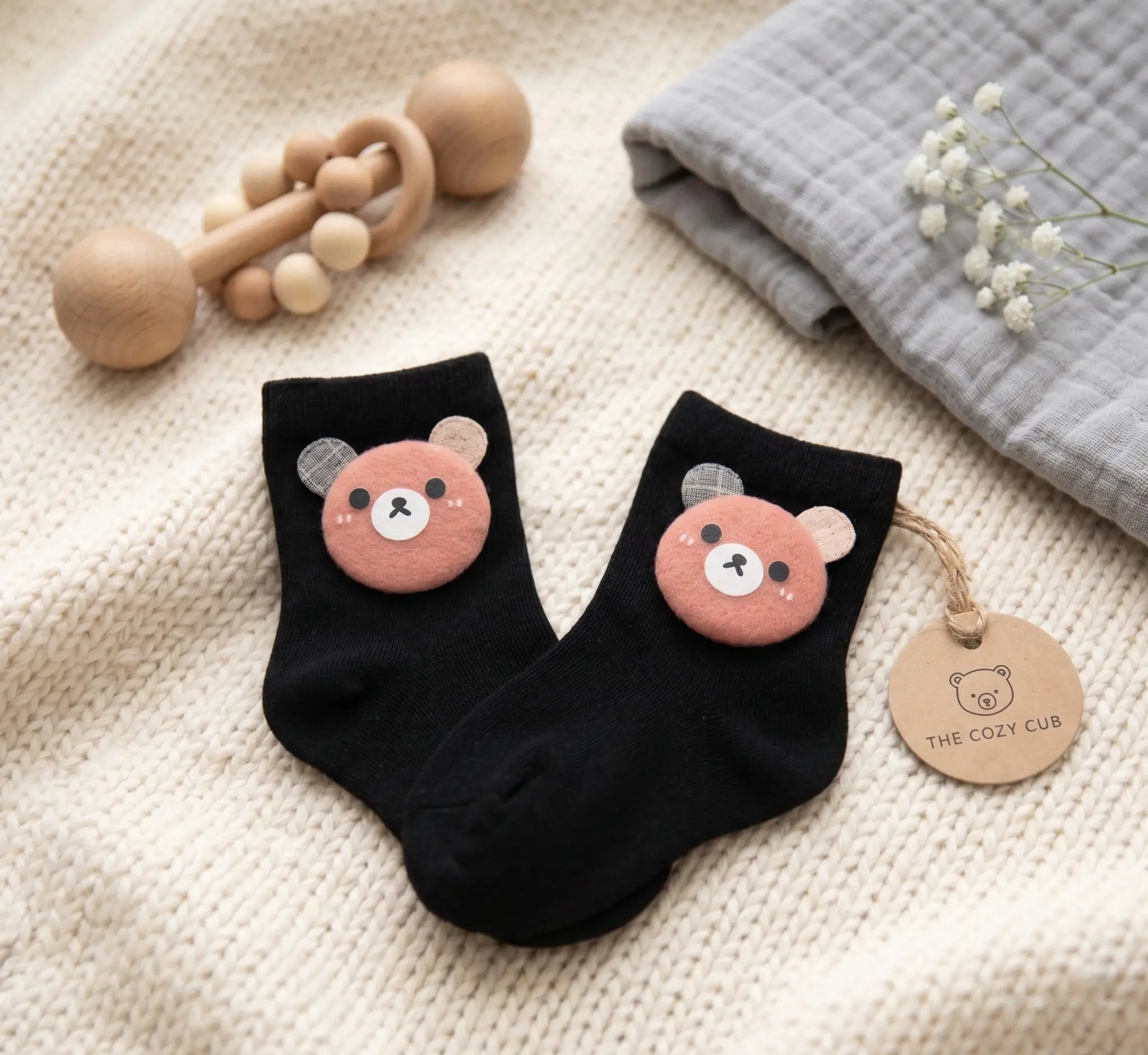 Teddy cotton socks Mikado