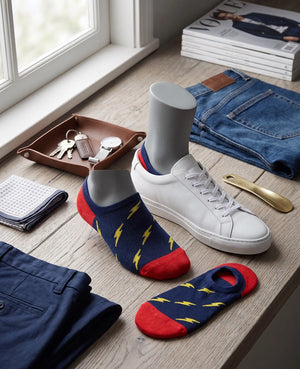 Lightning No-Show Socks Mikado