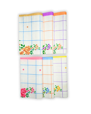 Blossom 100% premium Cotton  Handkerchief For Women Mikado