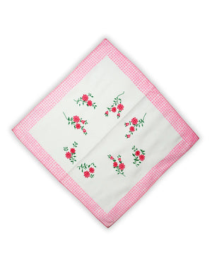 Orchid 2- The Perfect women's cotton handkerchief gift Mikado